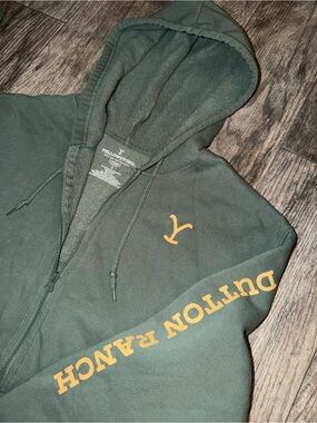Yellowstone Dutton Ranch Full Zip Hoodie Small